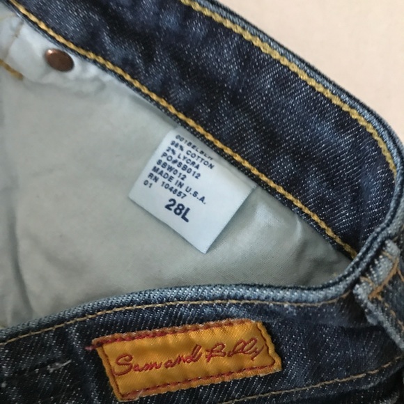 28L Sam and Billy Riley Boot Cut Jeans - Picture 3 of 4
